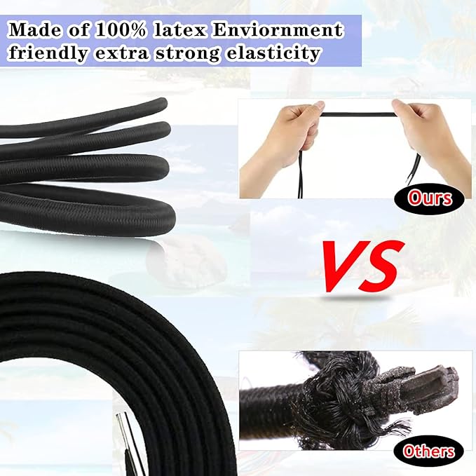 Ostlttyn Zero Gravity Chair Replacement Fabric Kits Set of 2, 17" Repair Cloth with Replacement Bungee Cord for Anti Gravity Sling Outdoor Folding Lounge Lawn Chairs, Black